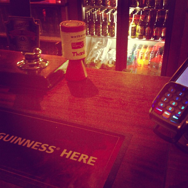 In a Wetherspoons far far from home.