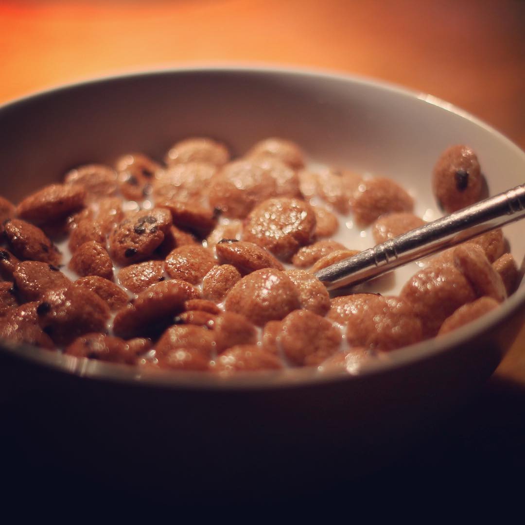 Run out of milk, so there'll be none of this