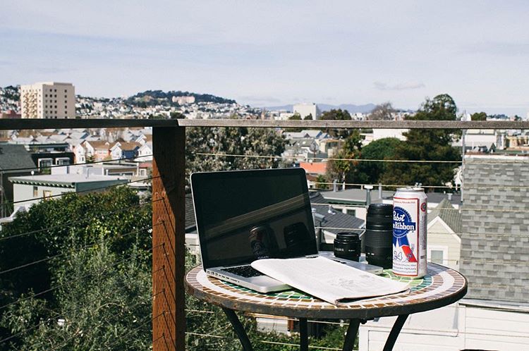 I'm definitely in my zone. Sorry about the hipster beer but it's legit the cheapest beer in town, ☀️🏙🍺