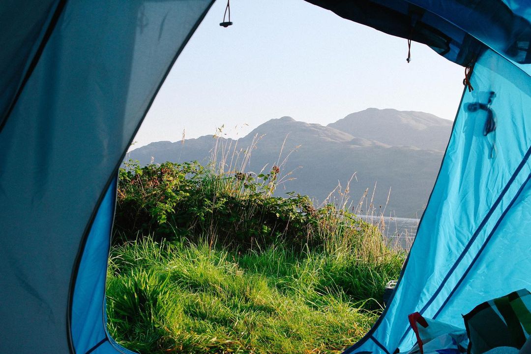 wild camping at loch lomond 🏕