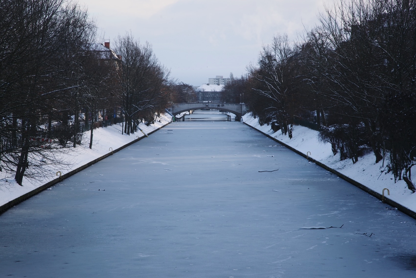 Iced over bridges