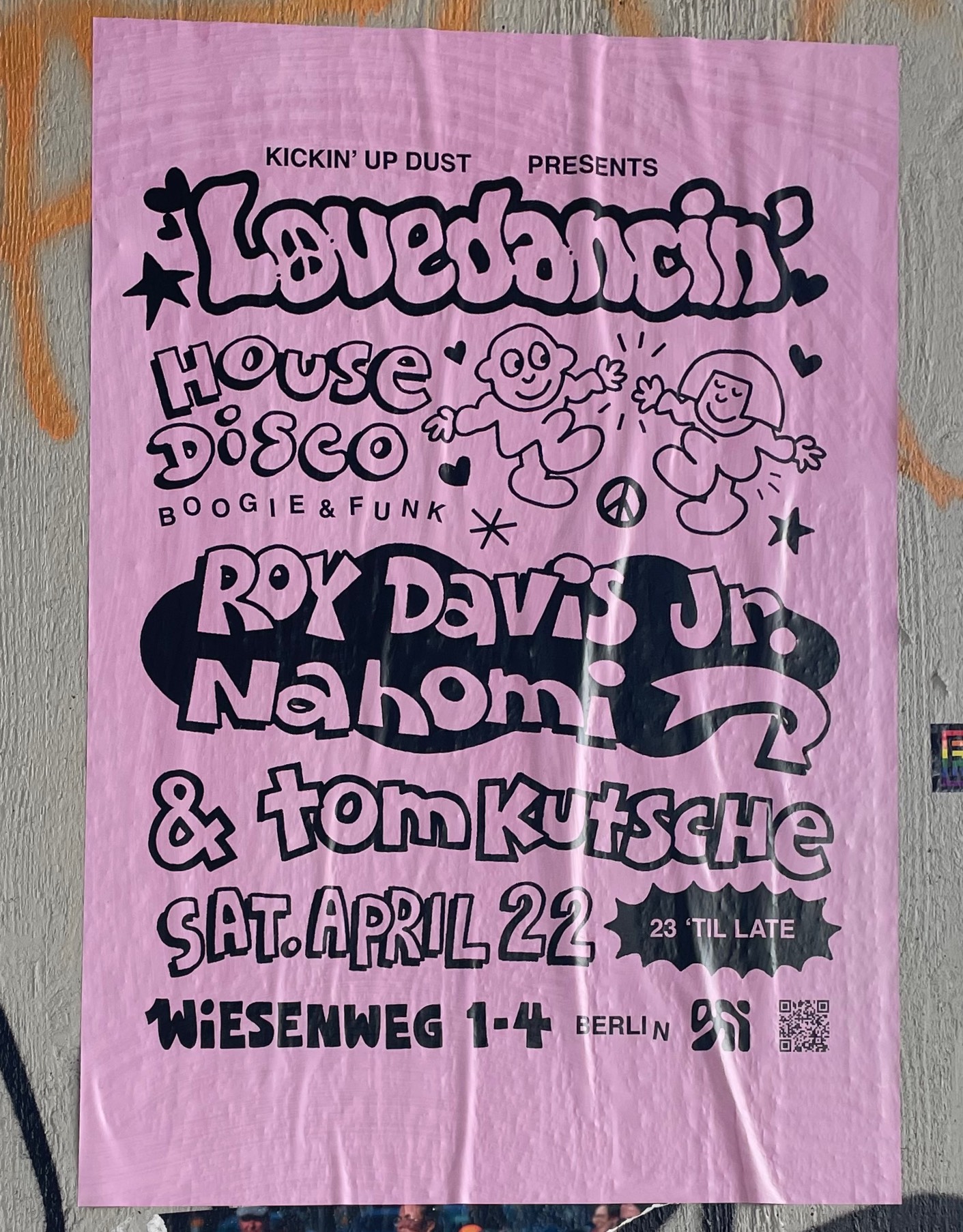 A poster for a disco and funk night